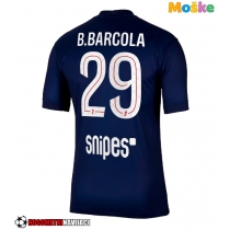 Moške Nogometnih dresov Paris Saint-Germain Bradley Barcola #29 Domači 2025-26 Kratki rokavi